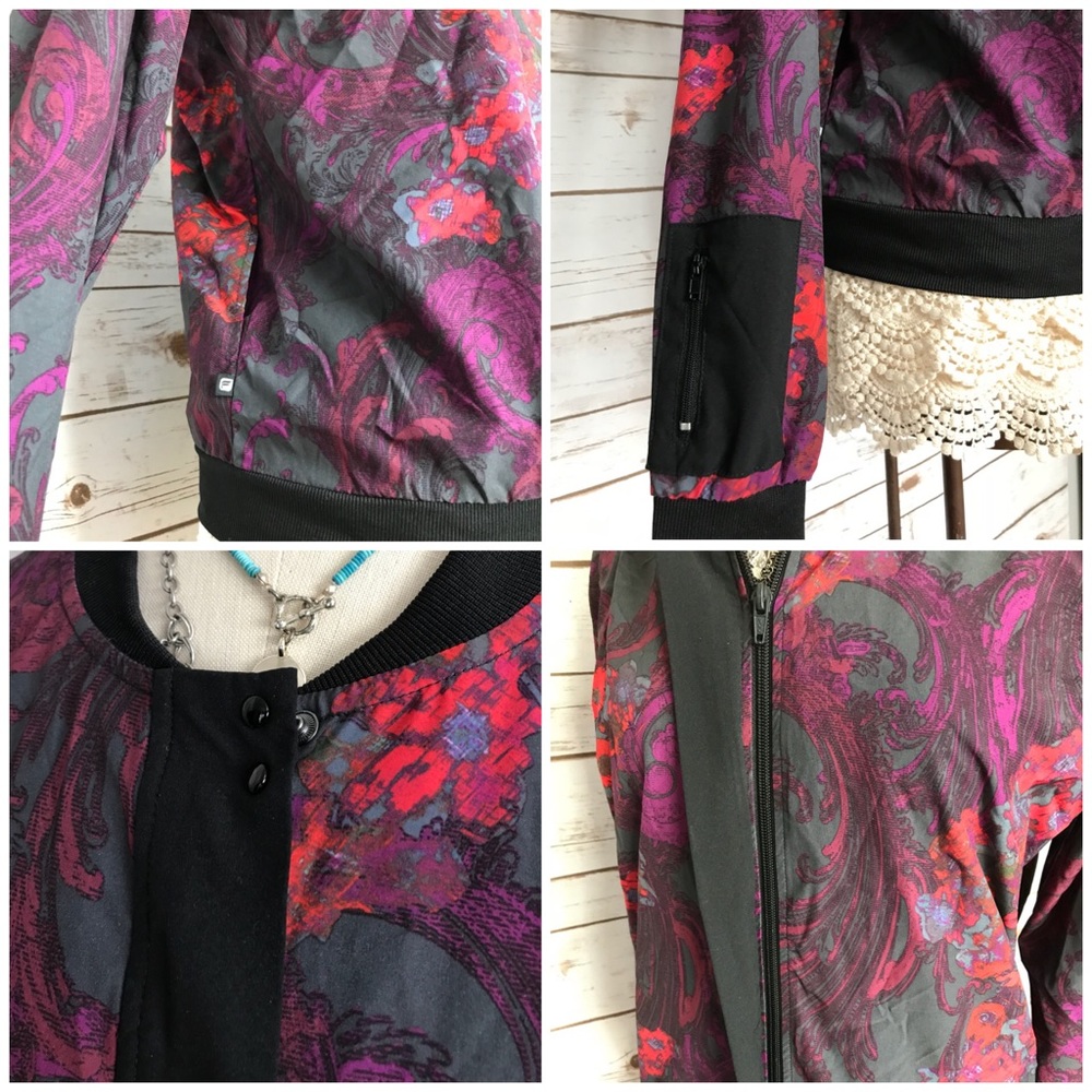 Fabletics Ithaca Bomber Romantic Print Multicolor… - image 7